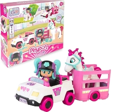 Imagen de Pinypon Set Remolque de Caballo Con Muñeca + Accesorios Original.