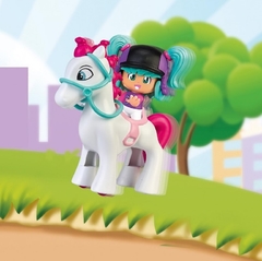 Pinypon Set Remolque de Caballo Con Muñeca + Accesorios Original. en internet