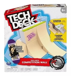 Pistas Para Dedos Tech Deck Set Rampa Creador De Parques Competition Wall - Spin Master.