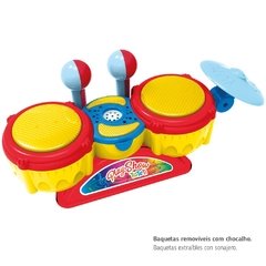Batería y Tambor Infantil Musical con Luces y Sonidos - Calesita - comprar online