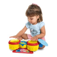 Batería y Tambor Infantil Musical con Luces y Sonidos - Calesita