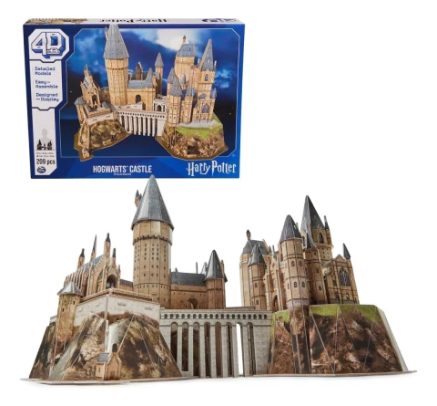 Puzzle 4D Harry Potter Hogwarts Castle Castillo 209 Piezas - Spin Master.