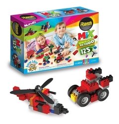 Bloques Para Armar Mix Un Poco De Todo x 125 Piezas - Rasti.
