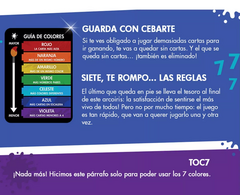 Imagen de Red 7 Juego De Mesa Familiar - Buro De Juegos Original.