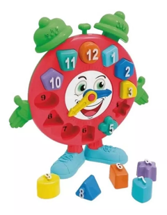 Reloj Didáctico Encastrable Ta Na Hora - Calesita. - comprar online