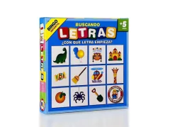 Buscando Letras Bingo Infantil Ruibal
