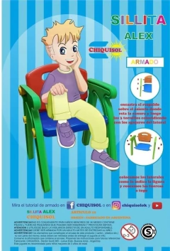 Silla Infantil De Plástico Alex - Juegosol. en internet