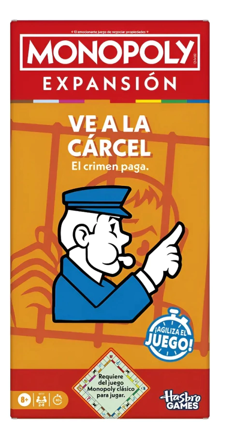 Monopoly Expansión Ve A La Cárcel : El Crimen Paga - Hasbro