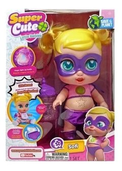 Super Cute Little Babies Heroinas Con Biberon Luminoso Next Point en internet