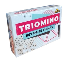 Juego De Mesa Triomino 56 Piezas, Domino Triangular - Bisonte. en internet
