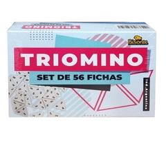 Juego De Mesa Triomino 56 Piezas, Domino Triangular - Bisonte.