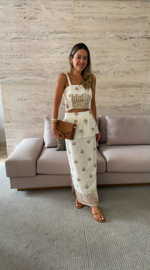Conjunto Carolina Dourado - comprar online