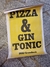 Afiche "Pizza y gintonic" 1989