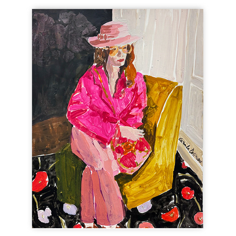 Obra original “Tapado Rosa” Camila Desimone