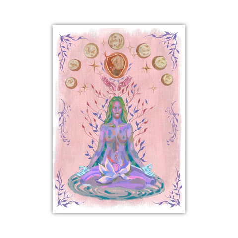 Print "Mi Cuerpo es Mi Templo" Aurelia Quesada - comprar online