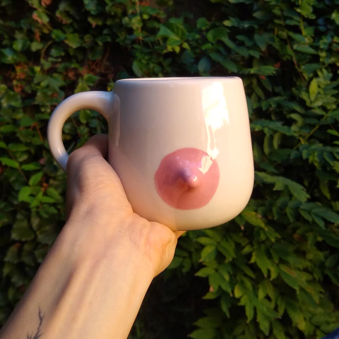 Cerámica ¨Taza Teta¨ Mano Cerámica