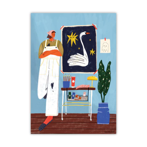 Print "Atelier" Cel Castella - comprar online