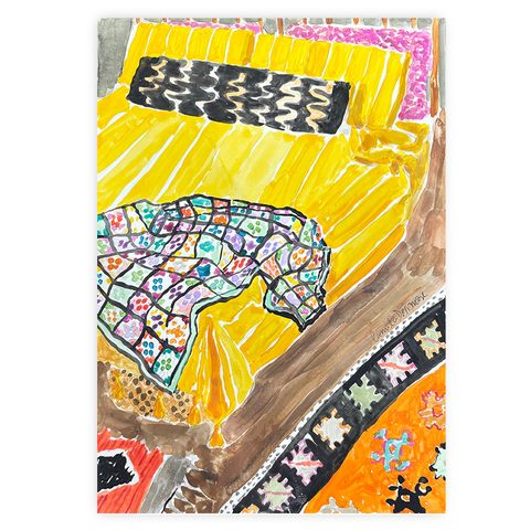 Obra original “Acolchado Amarillo” Camila Desimone