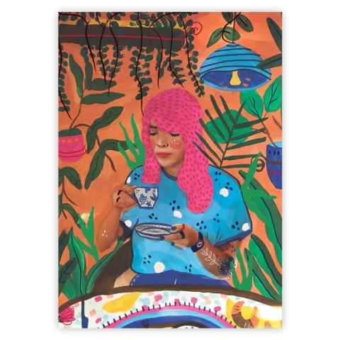 Print "La merienda" Florencia Rigiroli