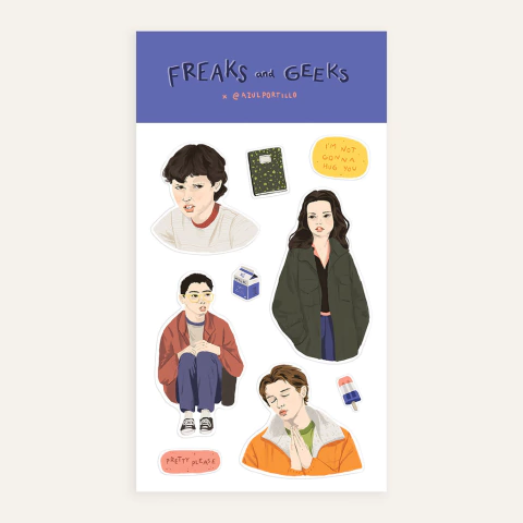 Stickers "Freaks and Geeks" Azul Portillo