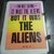 Afiche "Aliens" Callate Romina en internet
