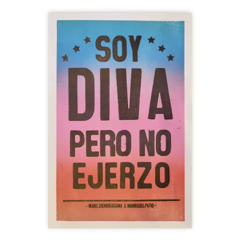 Afiche "Diva" Josefina Vives + morris