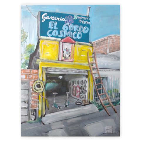 Print ¨El Gordo Cósmico¨ Luc Mogni