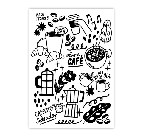 Print "Cafecito" Maca Torres - comprar online