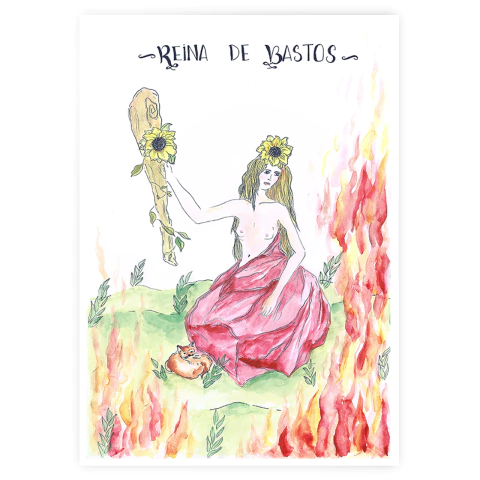 Print "Reina de bastos" Mariela Cuccia