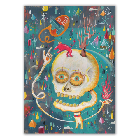 Print ¨La Mort¨ Monk - comprar online