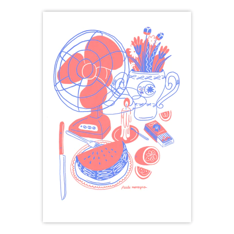 Print "Calor" Paula Maneyro - comprar online