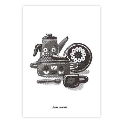 Print "Vajilla" Paula Maneyro - comprar online