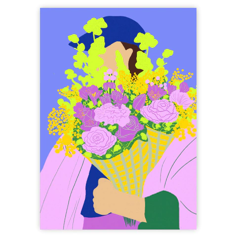 Print "Flores" Magdalena Rivarola