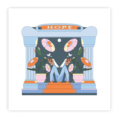 Print ¨Hope¨ Rosario Menendez