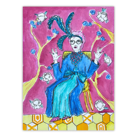 Obra original "Iris" Mariela Cuccia - comprar online