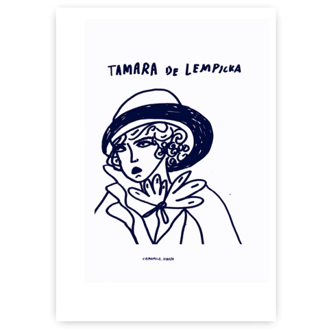 Print “Tamara De Lempicka” Camila Freaza