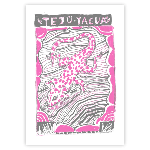 Serigrafía ¨Teyu Yagua¨ Maria Wright - comprar online