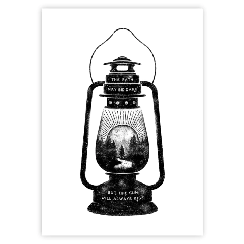 Print ¨The path¨ Vincent Cousteau