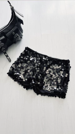 Short tiro bajo lentejuelas grandes - comprar online