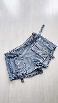 Mini short cargo océan blue 20%off transferencia - comprar online