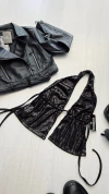 Top marilyn lentejuelas 20%off transferencia