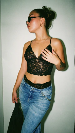 Top bralette encaje - comprar online