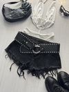 Short jeans black desfle tiro bajo 20% off pagando por transferencia