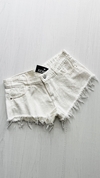 Short jeans desfle white 20%off transferencia