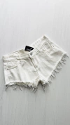 Short jeans desfle white 20%off transferencia