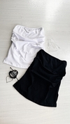 Top strapless fruncido 20%off transferencia