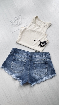Short tiro bajo pacific acid blue 20%off transferencia en internet