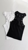 Top morley con arandelas 20%off transferencia - comprar online