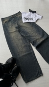 Jeans baggy efecto ácid 20% off transferencia