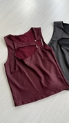 Top con aplique 20% off transferencia